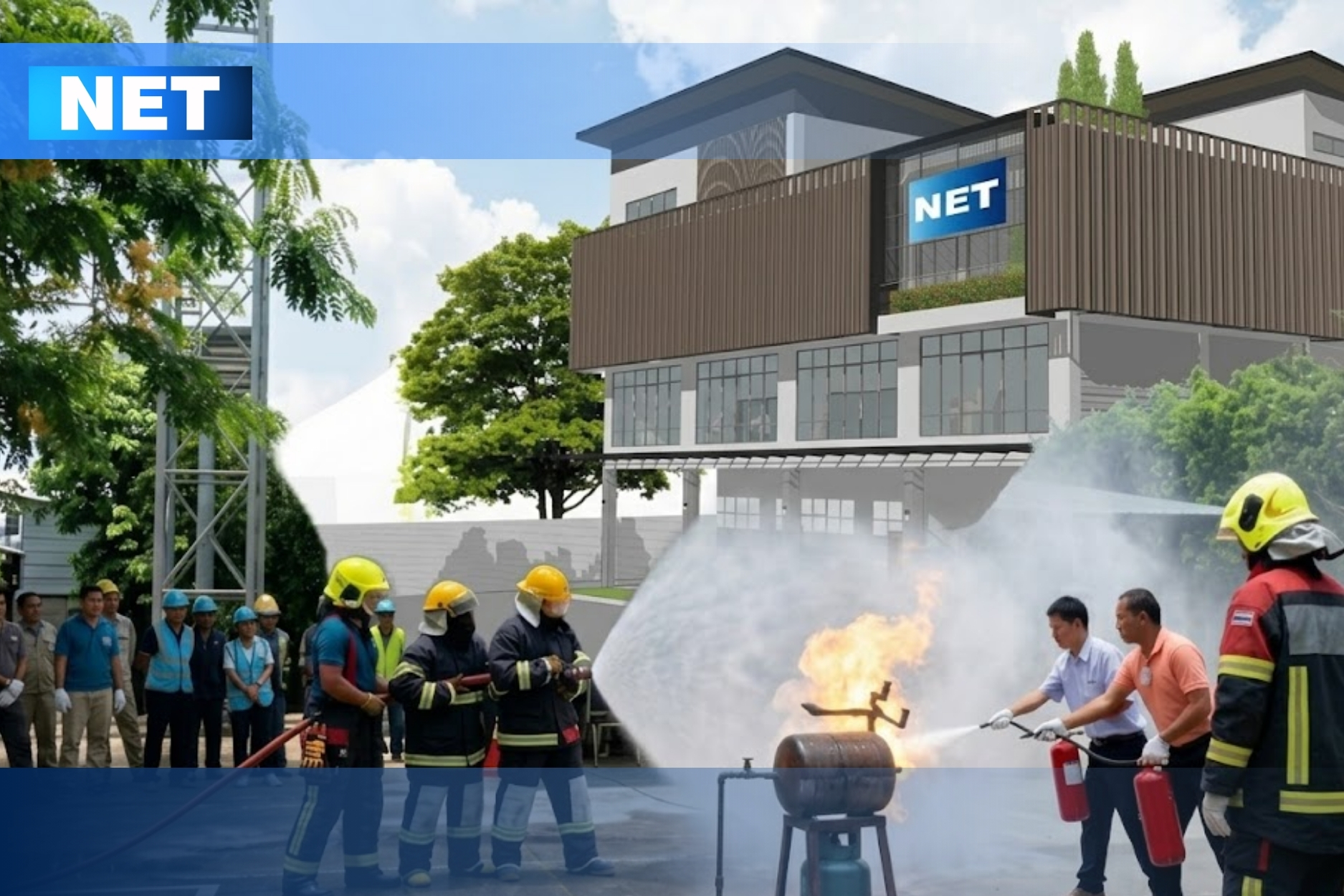 อบรม ดับเพลิงขั้นต้น โดย NET Training นนทบุรี